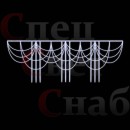 Новогоднее украшение для улицы. Светодиодная перетяжка "Мир"