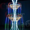 Световой фонтан "Королевский стандарт" 1.7х2.5 м