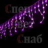 Светодиодная гирлянда бахрома фиолетовая 2 x 0,6 IP65